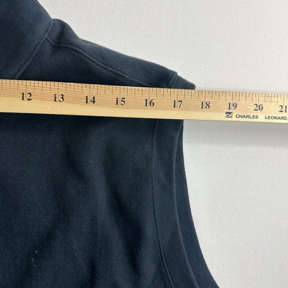 Peter Millar Crown Sweater Fleece Vest Full Zip Navy Blue Golf Mens Sz Large - Picture 7 of 9